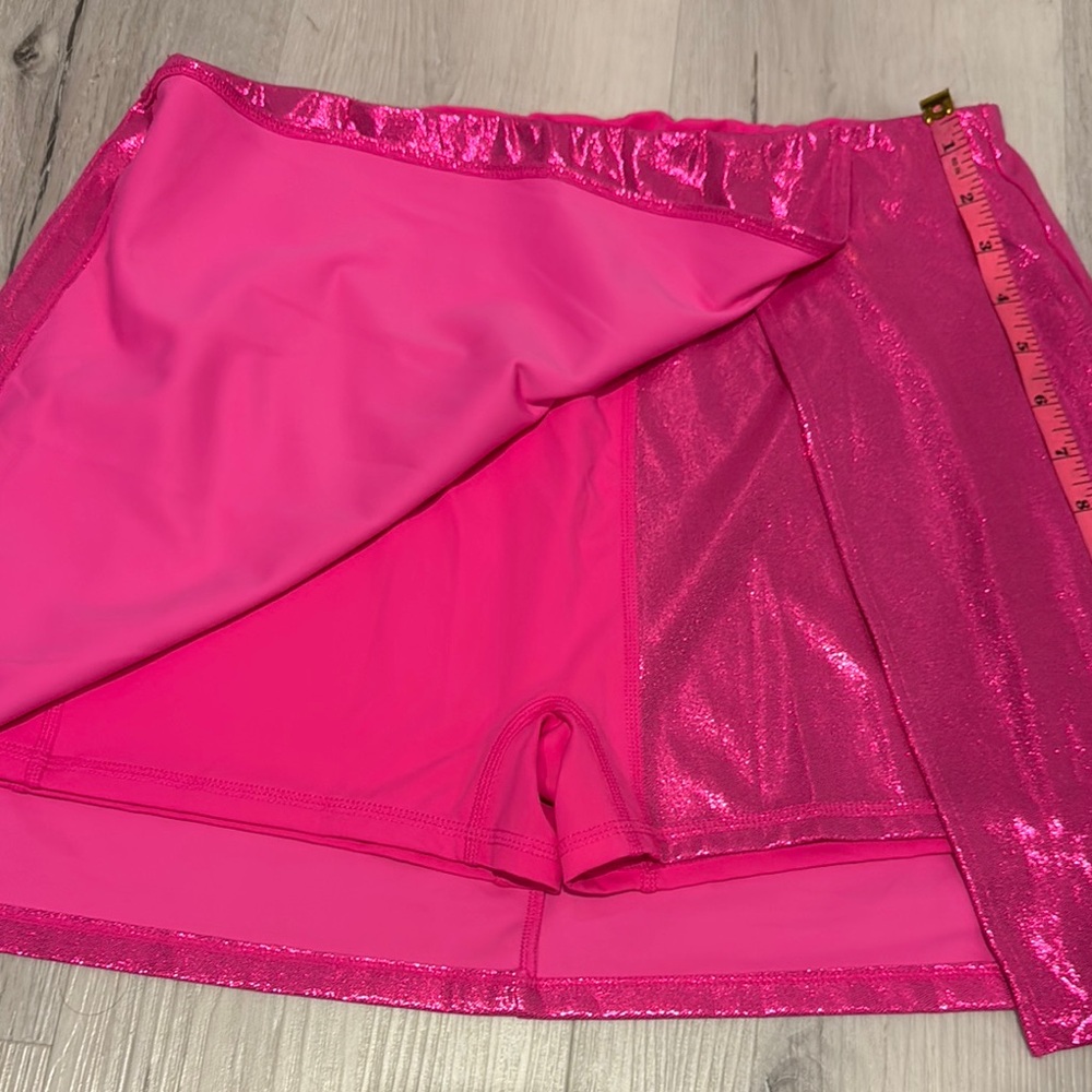HALARA Metallic Pink Skirt with Slit - Picture 11 of 11